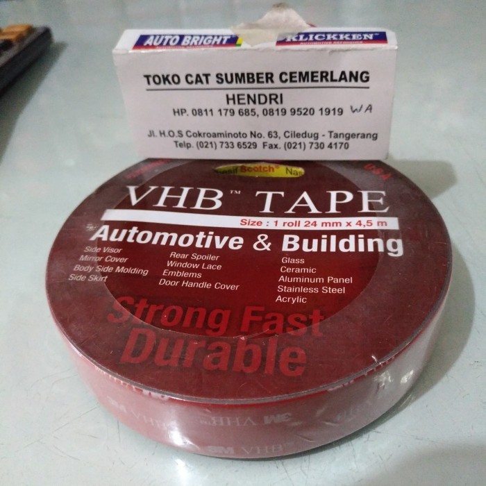 

SALE DOBLE TAPE VHB 3M