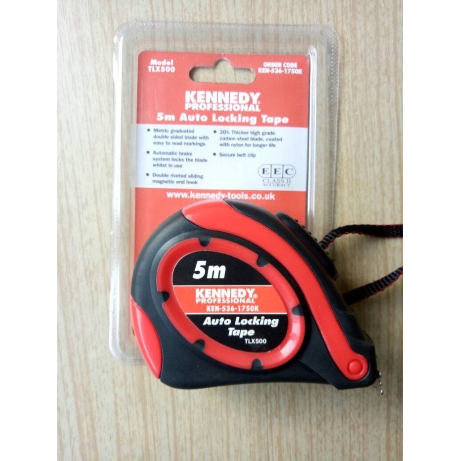 

HOT PROMO Kennedy-Pro.5M NYLON COATED DOUBLE SIDED STEEL TAPE. Stock Jakarta