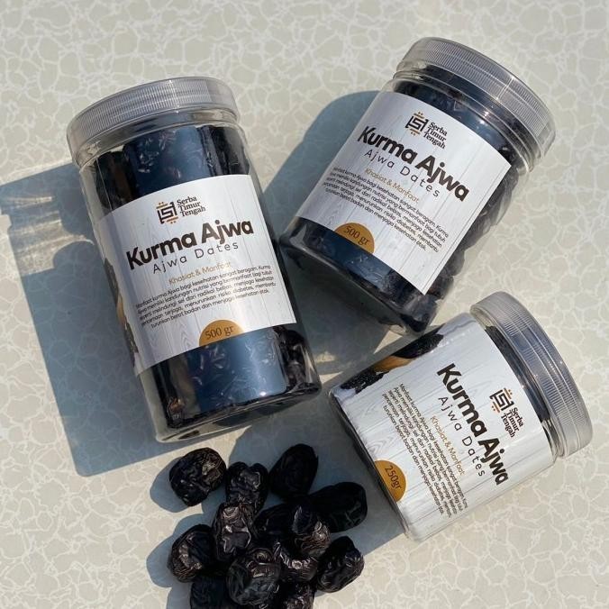 

Kurma Ajwa 500gram Taslim Premium Quality MS