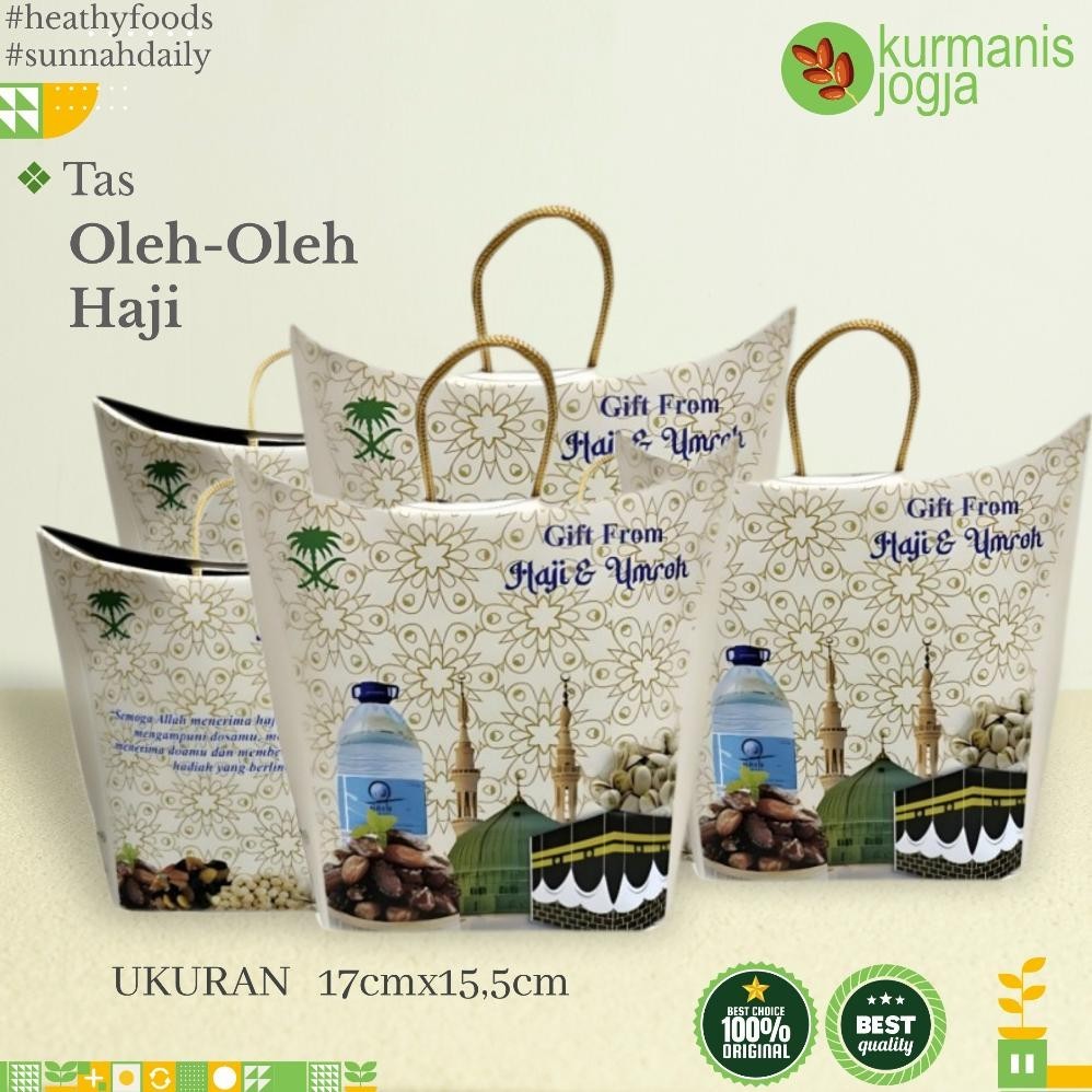 

Diskon Gila" Tas dus oleh oleh haji dan umroh 20 pcs souvenir Paper bag grosir murah ukuran kecil ||