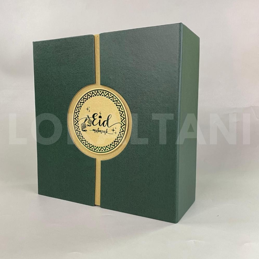 

Bonus Gede" Box idul fitri magnet tengah/kotak kue lapis lebaran/kotak hamper 22CM ||