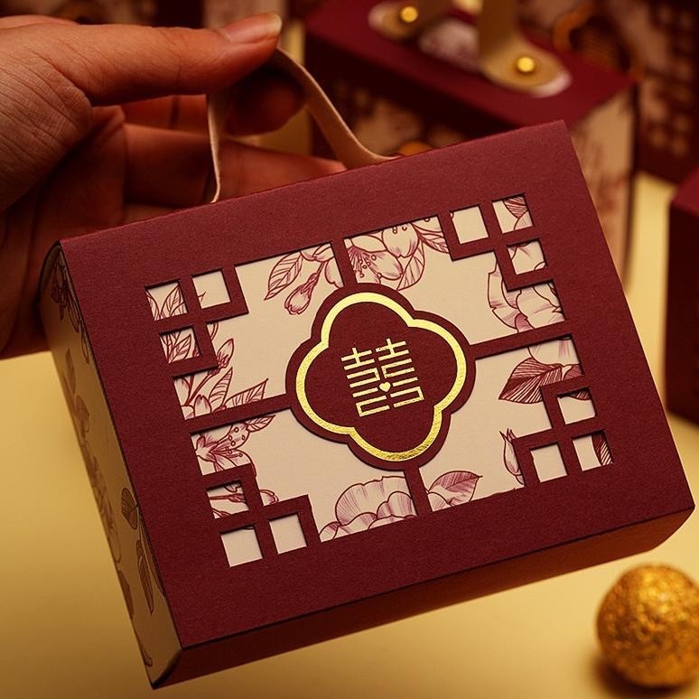 

Hemat Nyata" 10PCS - Kotak souvenir tas jinjing pernikahan wedding sangjit teapai - kotak permen candy box ||