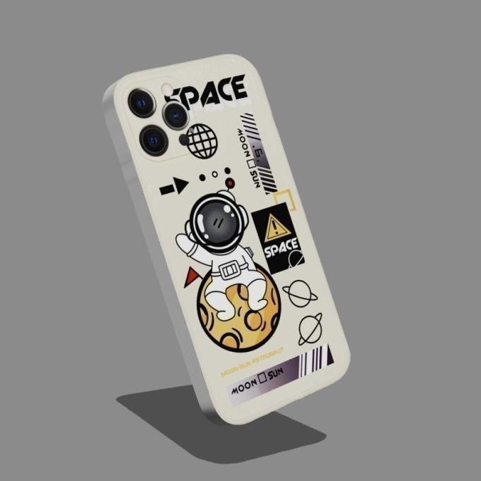 Promo - CASE REALME NARZO 20 30A 50A 50i 50A PRIME CASING MOTIF ASTRONOT SPACE - Putih, NARZO 20 