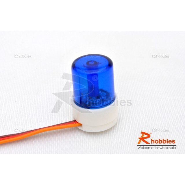 RC POLICE PETROL CAR 360 DEGREE ROTATION LED LIGHT (CYLINDER) - RCVP33