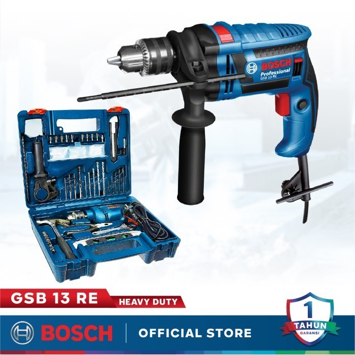GSB 13 RE BOSCH IMPACT DRILL BOR BETON BOSCH GSB13RE + ACC