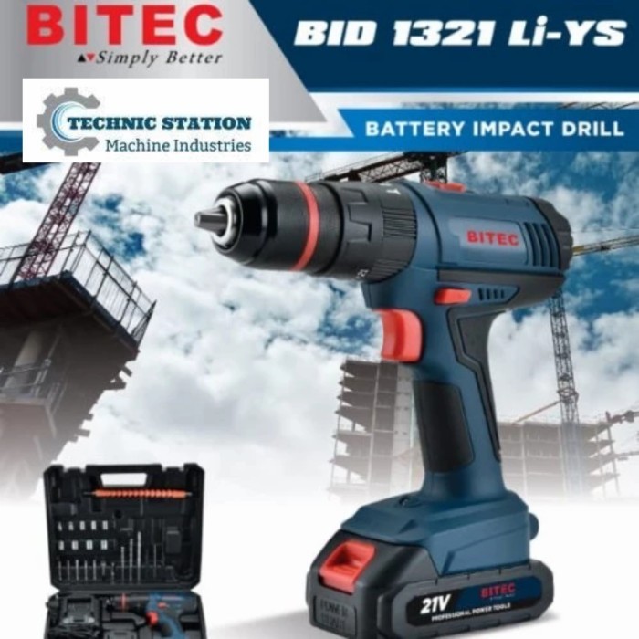 BOR CORDLESS BITEC BID 1321 LI CORDLESS HAMMER DRILL BID1321LI 13MM