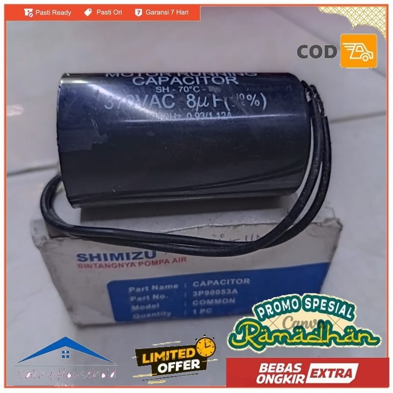SHIMIZU COMMON CAPACITOR Bintangnya Pompa Air