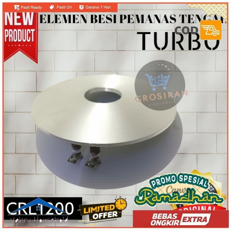 ELEMEN BESI PEMANAS TENGAH MAGIC COM TURBO CRL1200 CRL 1200 ORIGINAL