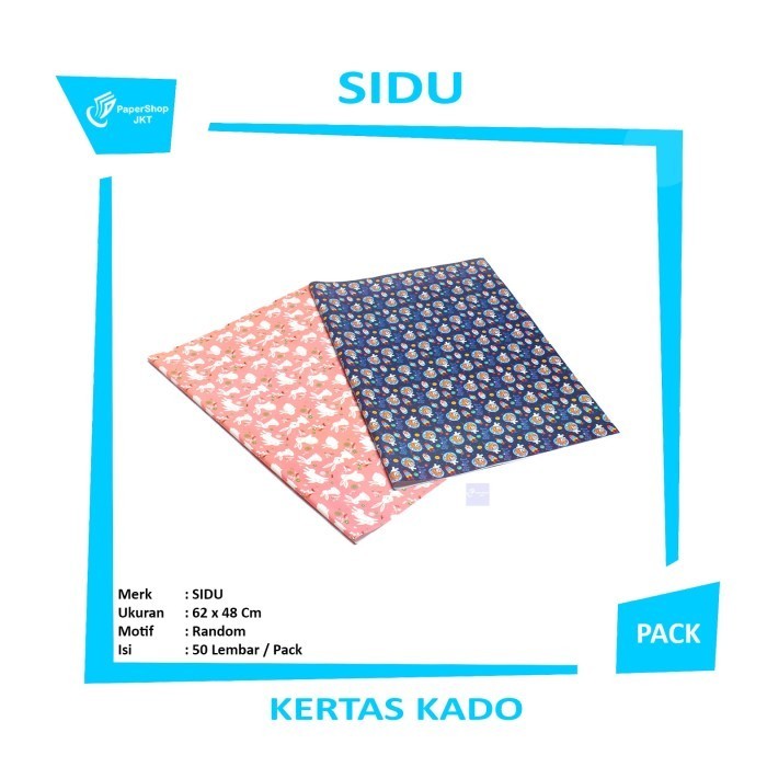 Grosir Kertas Kado Sinar Dunia / Sidu / Bungkus Kado