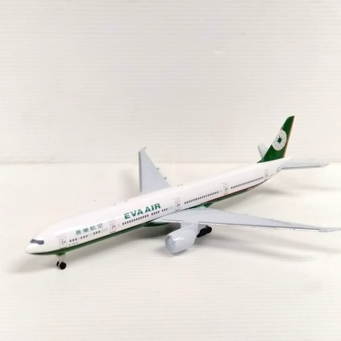 PESAWAT MINIATUR DIECAST EVA AIR RODA