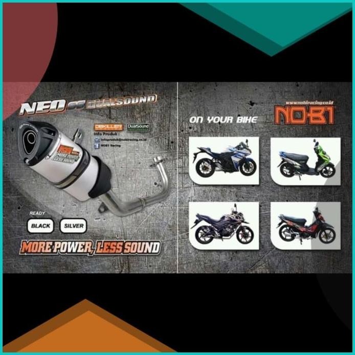 KNALPOT RECING NOBI NEO SS YAMAHA AEROX 155 CC 19F3B2024 accessories