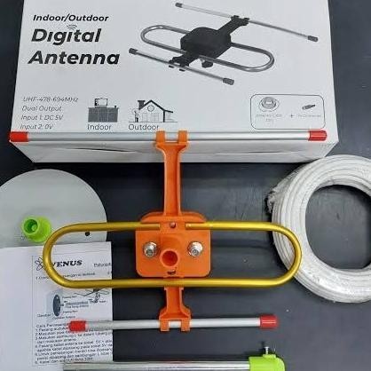 Berkualitas| Antena Digital UHF Indoor & Outdoor Venus Cabe Rawit