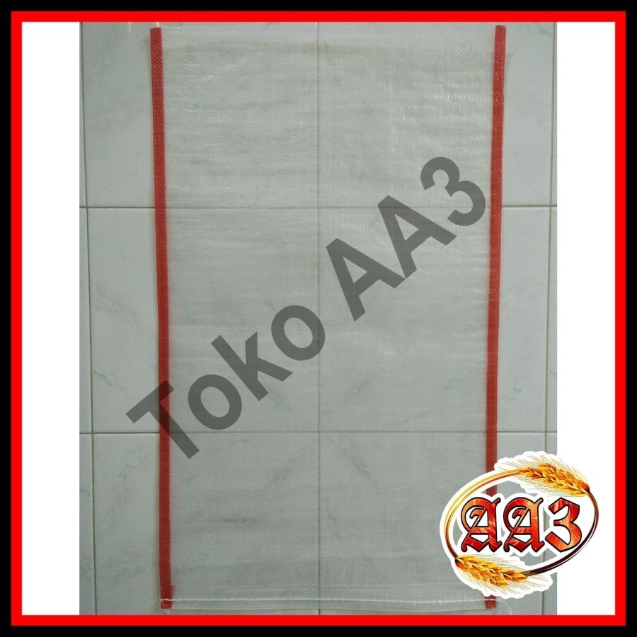 tokokarungaa3 Karung beras Polos Transparan 25kg