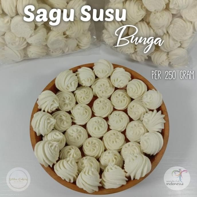 

Kue Sagu Susu Bunga - 250 Gram Stok Terbatas