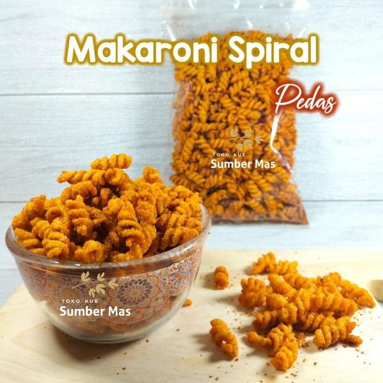 

POI MAKARONI SPIRAL MACARONI SPIRAL RASA PEDES Berat bersih 500 gr - Pedas TERLARIS