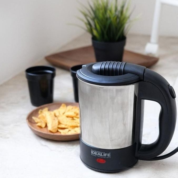 Teko Listrik Air Kecil 500Ml Il-110Mini Ketel Elektrik Mini Il-110M Kualitas Premium