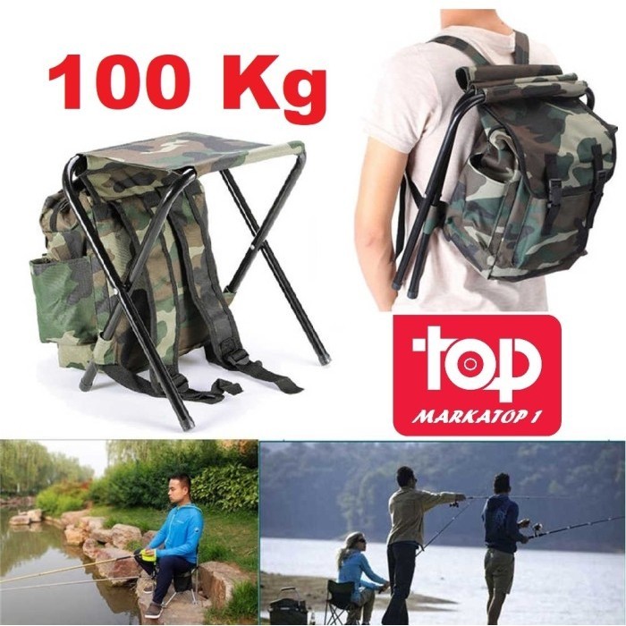 Kursi Tas Lipat Kursi Mancing TAS MANCING TAS RANSEL KURSI LIPAT