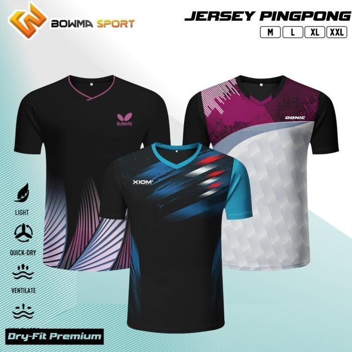 JERSEY TENIS MEJA BAJU PINGPONG