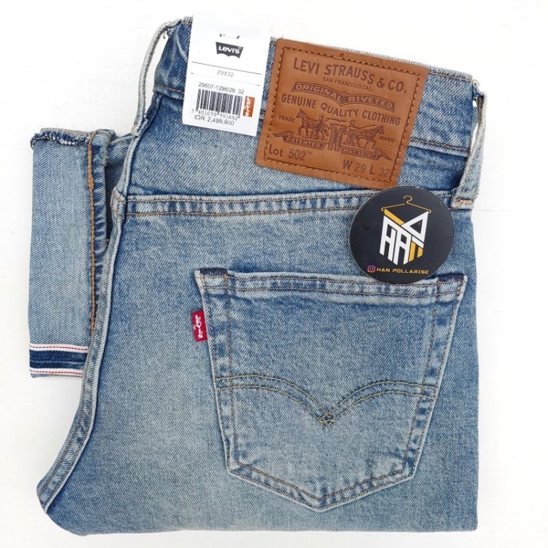 Levi 's 502 SELVEDGE Taper Fit Jeans
