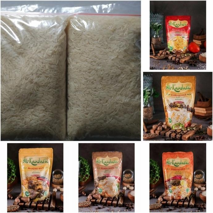 

Paket Hemat Beras Basmati 1kg + Bumbu Instant Alkandara PS12