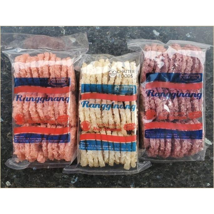 

Rengginang Ketan (Hitam/Merah/Putih) 550gr Ranginang Mentah Rangginang KM