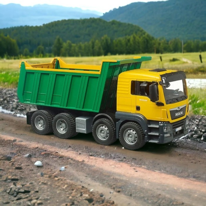 Bruder 3766 - MAN TGS Tipper truck - Mainan Anak - Diecast