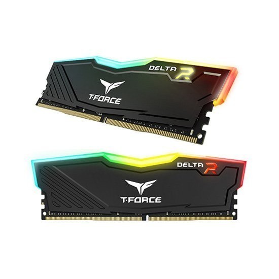 Team T-Force Delta Rgb (2X16G) 32Gb Ddr4 Kit 3600Mhz Black Memory Ram