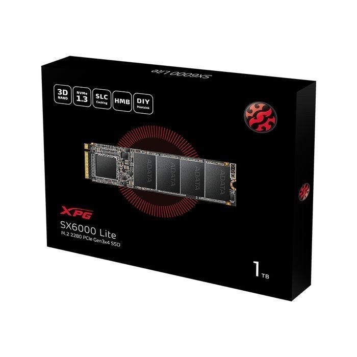 Ssd Adata - Sx6000 Lite 1Tb / 1 Tb M.2 Nvme 2280 Pcie Gen 3 X4