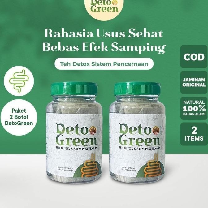 

Paket 2 Botol Hemat Teh Detox Teh Diet Sehat Alami P88L