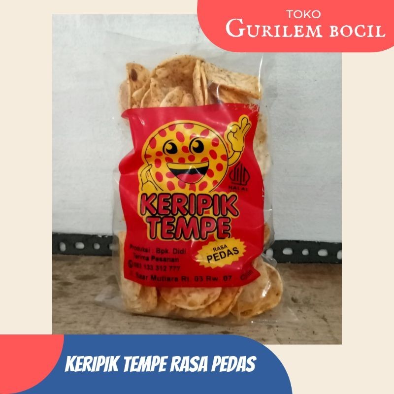 

keripik Tempe pedas khas Bandung barat