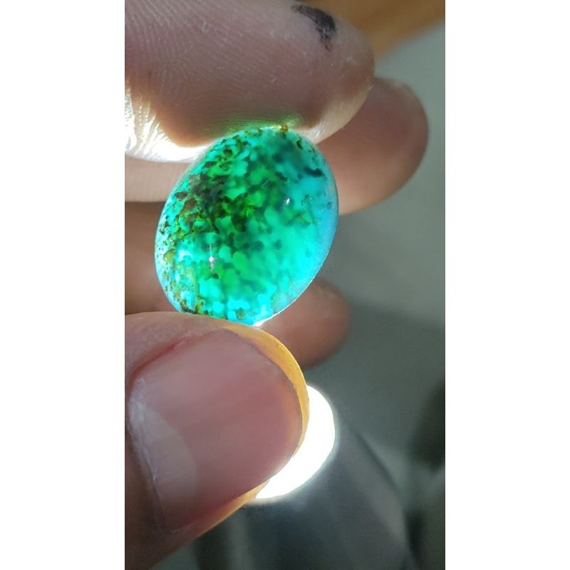 bacan doko majiko hijau coklat kristal