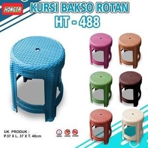 Murah Akako kursi Bakso Bulat / Kursi Bulat Plastik ht488 Kursi Baso Bangku Bakso