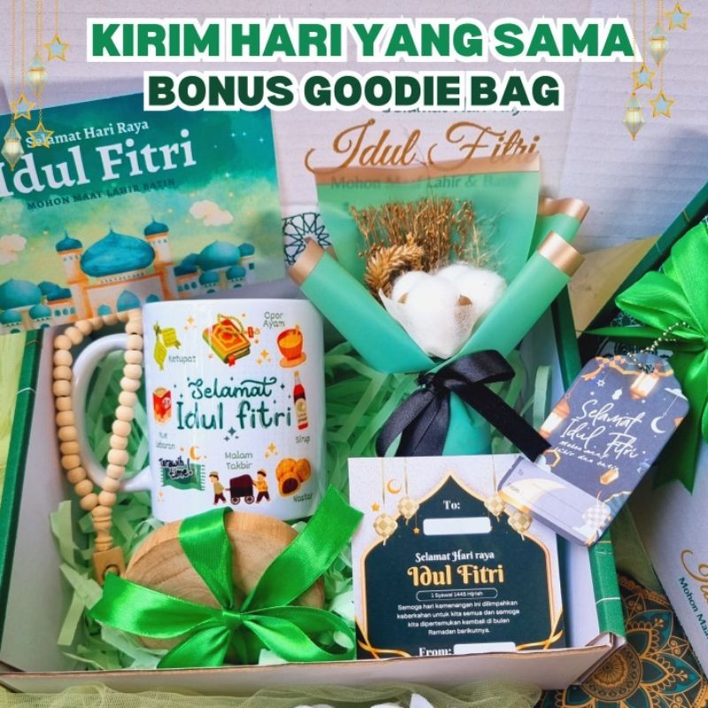 

Hampers Lebaran Idul Fitri Mug Hijab / Parcel Lebaran Cewek ( KONYA )