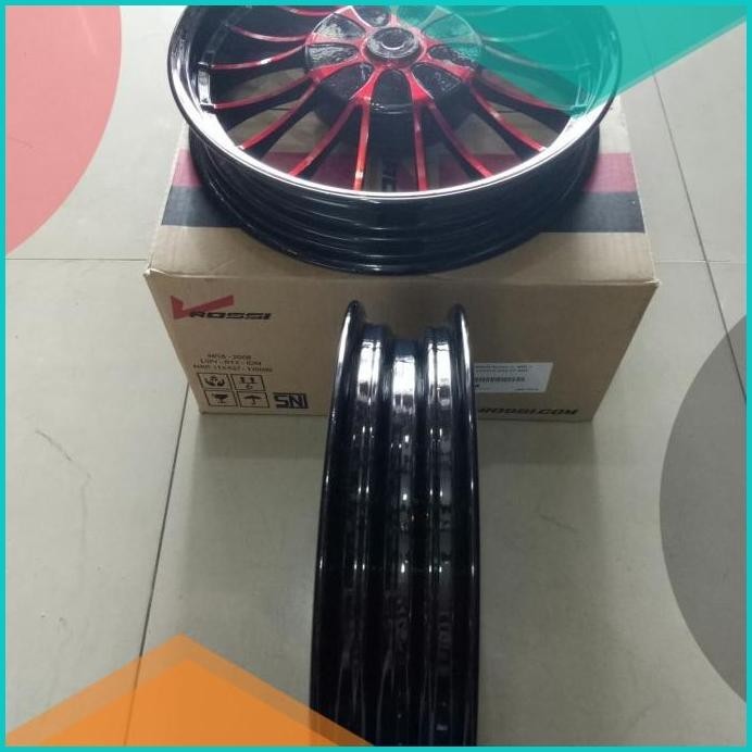 VELG ROSSI TAPAK LEBAR MOTOR YAMAHA MIO J UKURAN 215 DAN 250 RING 140