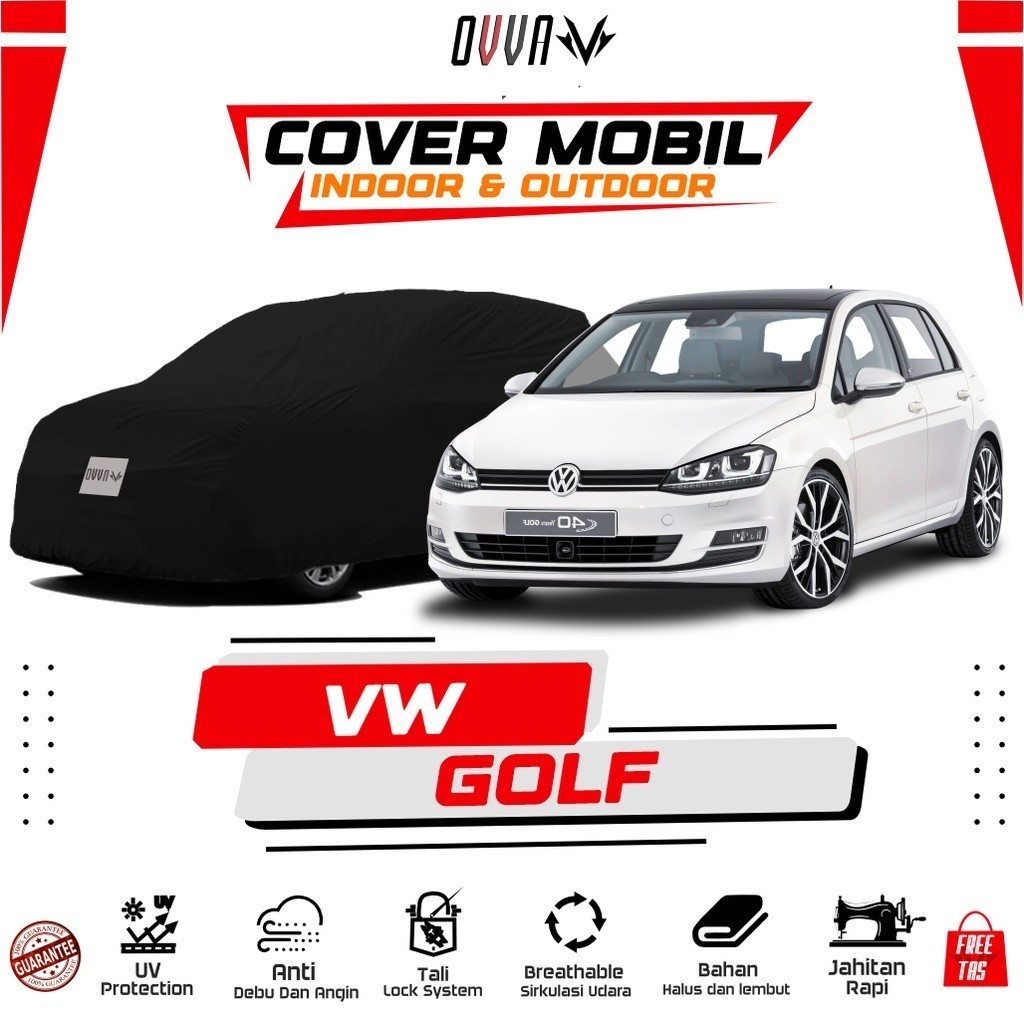 Cover Mobil VW Golf All Type / Sarung Mobil VW Golf MK4 MK5 MK6 MK7 MK8 GTI / Selimut Mobil GOLF / B