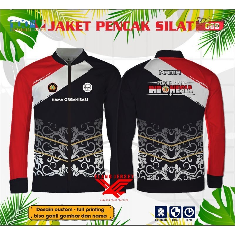 JAKET PENCAK SILAT CUSTOM PRINTING