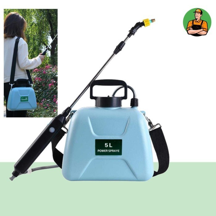 Semprotan Gendong Sprayer Elektrik 5 Liter Baterai Cas 2400Mah