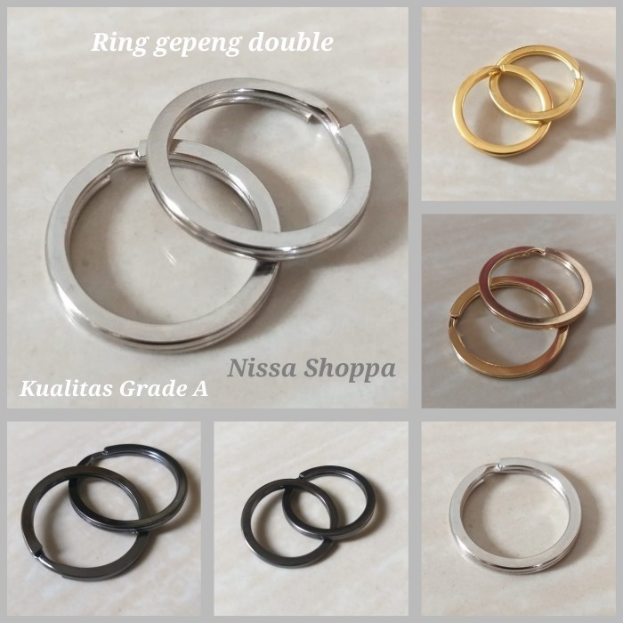 

Ring Gepeng Ring Pipih Gantungan Kunci Ready Semua Ukuran