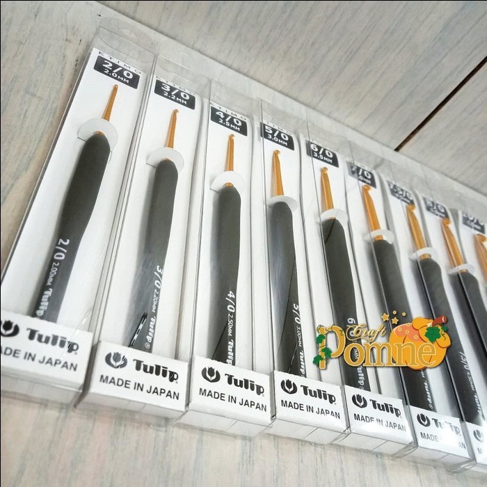 

Jarum Rajut Hakpen Tulip Etimo Abu / Crochet Hook Tulip Grey
