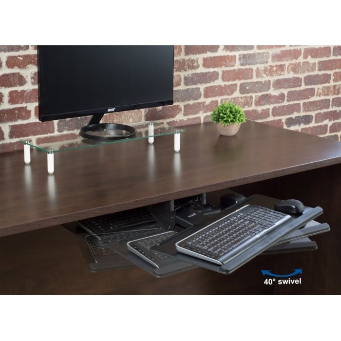 Kbot Rel Keyboard Tray Rak Tatakan Meja Laci Tempat Keyboard & Mouse