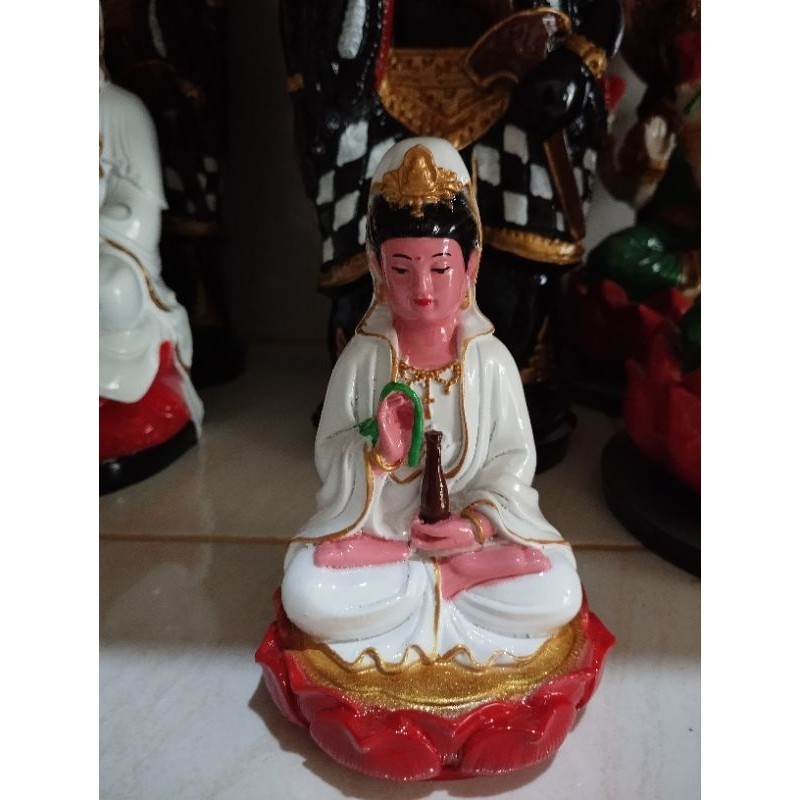 Patung Dewi Kwan im kecil/dewi kwan in natural/kwan im gold/patung/dewi
