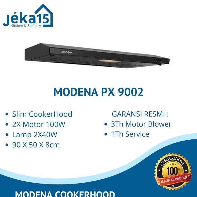 Modena Px 9002 Cooker Hood Penghisap Asap (90Cm)