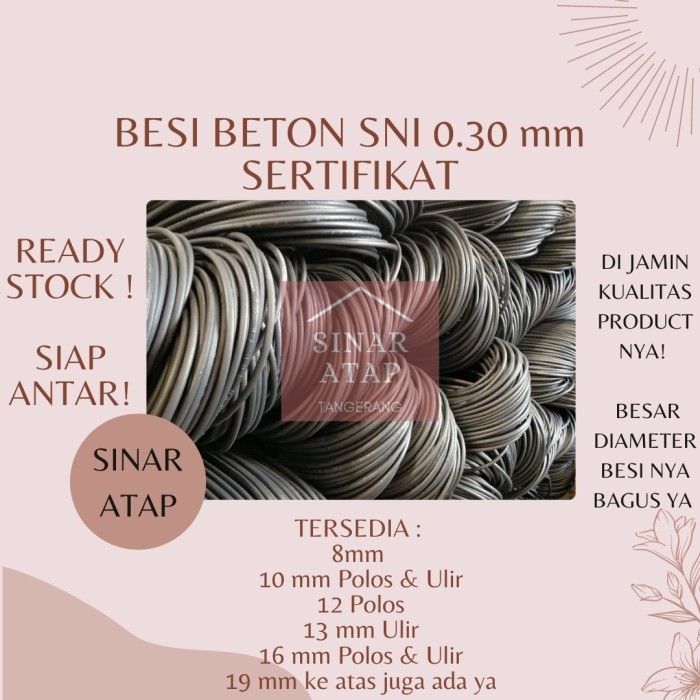 Besi Beton 10Mm Ulir X 12 Meter