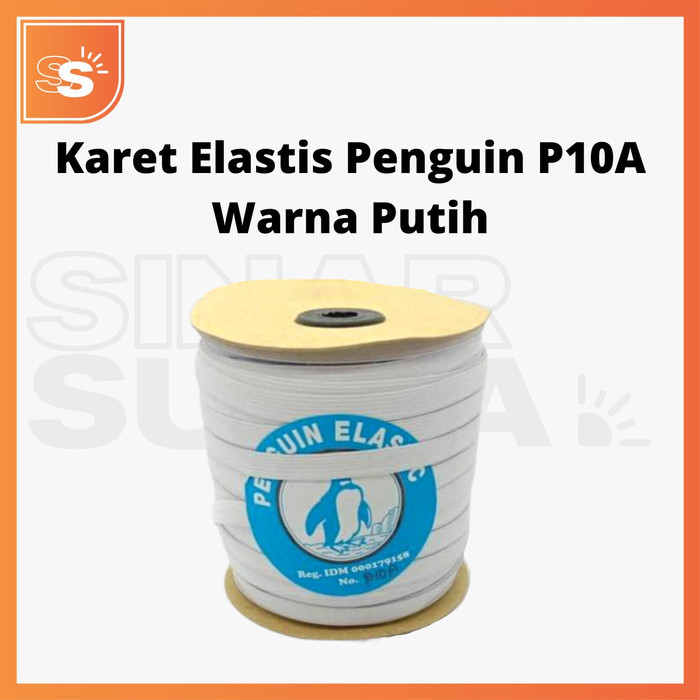 

Karet Elastis Penguin P10A Ukuran 1cm Warna Putih