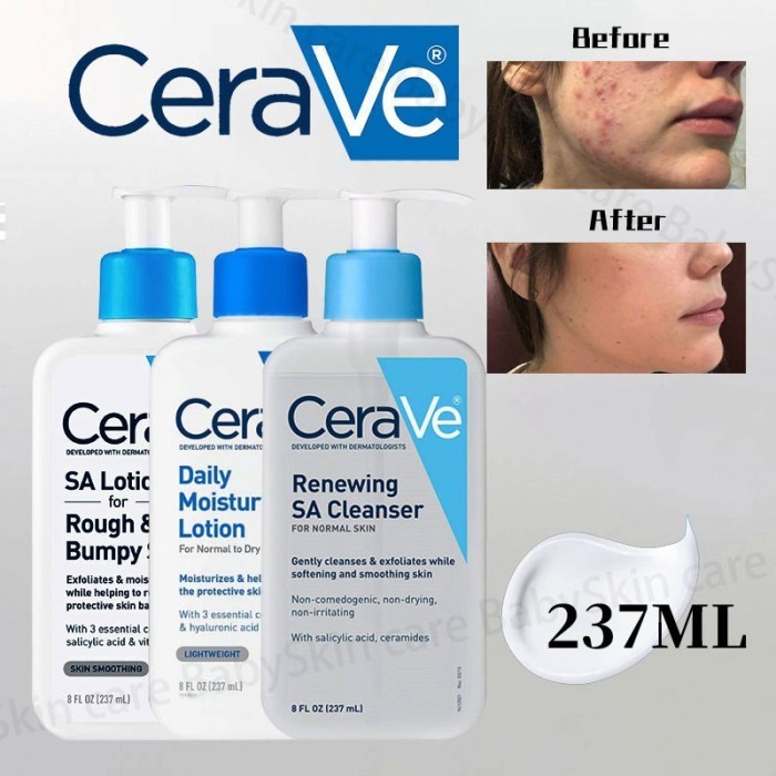 Cerave moisturizing lotion Cerave Cleanser Cerave Sa lotion 237ML