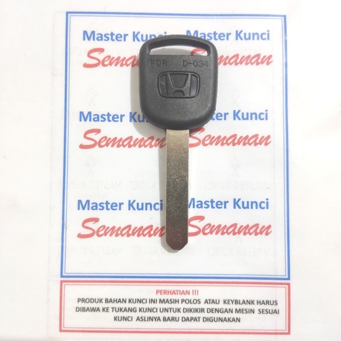 BAHAN DUPLIKAT KUNCI MOBIL HONDA JAZZ - BRIO - MOBILIO