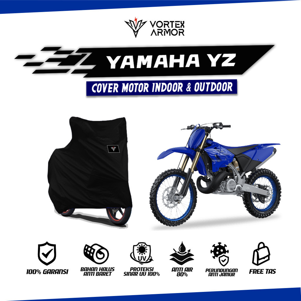 Cover Motor Yamaha YZ All Type / Sarung Motor Yamaha YZ 125 250 450 / Tutup YZ