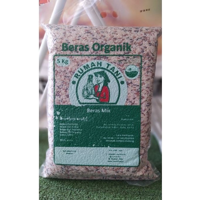 

Beras Organik X (Hitam,Coklat,Merah,Putih) 5Kg-Rumah Tani Farm