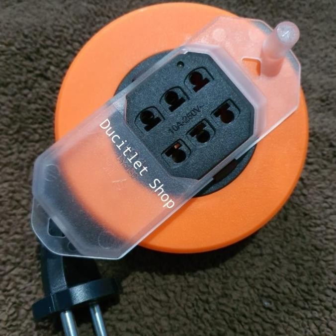 Box Kabel Roll Listrik Travel Charger Mini Portable Stop Kontak Hp Sni Kualitas Premium