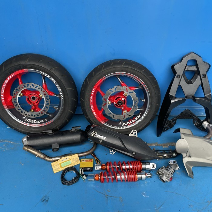 Part Second N Max Velg Ban Knalpot Shock Ktc Ecu Brt Borongan Original